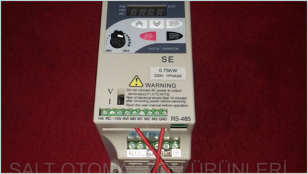 SAVCH SANCH SE-20071A 0,75KW 1,6KVA RS-485 HABERLEŞMELİ SÜRÜCÜ HIZ KONTROL DRIVER