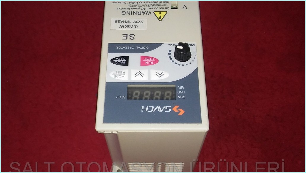 SAVCH SANCH SE-20071A 0,75KW 1,6KVA RS-485 HABERLEŞMELİ SÜRÜCÜ HIZ KONTROL DRIVER