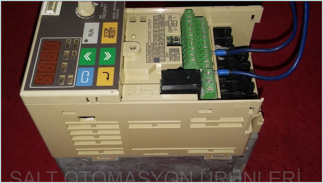 OMRON 3G3MV-A2007 1,9KVA 0,75KW SÜRÜCÜ HIZ KONTROL DRIVER