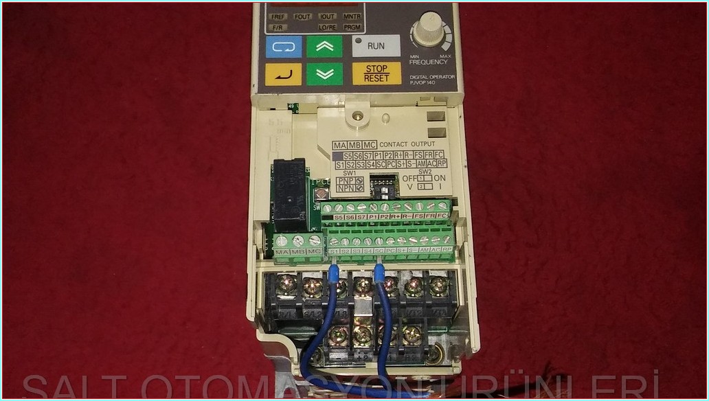 OMRON 3G3MV-A2007 1,9KVA 0,75KW SÜRÜCÜ HIZ KONTROL DRIVER