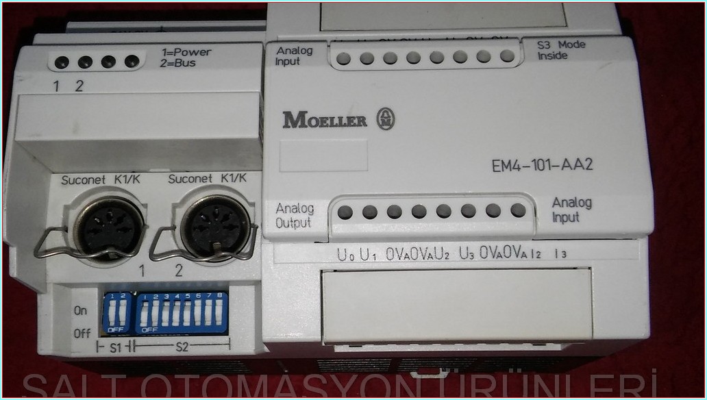 MOELLER EM4-101-AA2 EM4-101-AA201 ANALOG INPUT PLC EK MODÜL