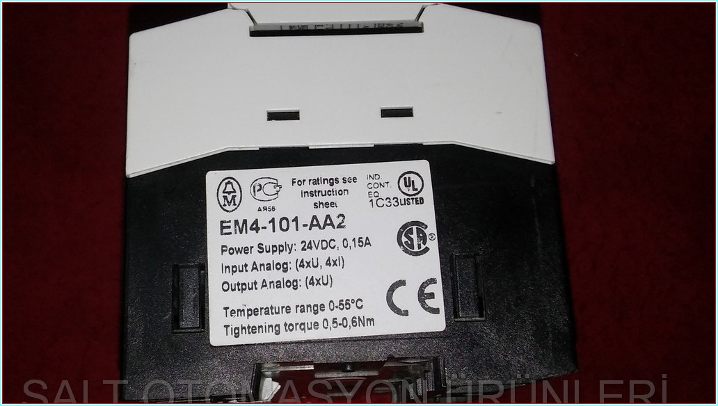 MOELLER EM4-101-AA2 EM4-101-AA201 ANALOG INPUT PLC EK MODÜL