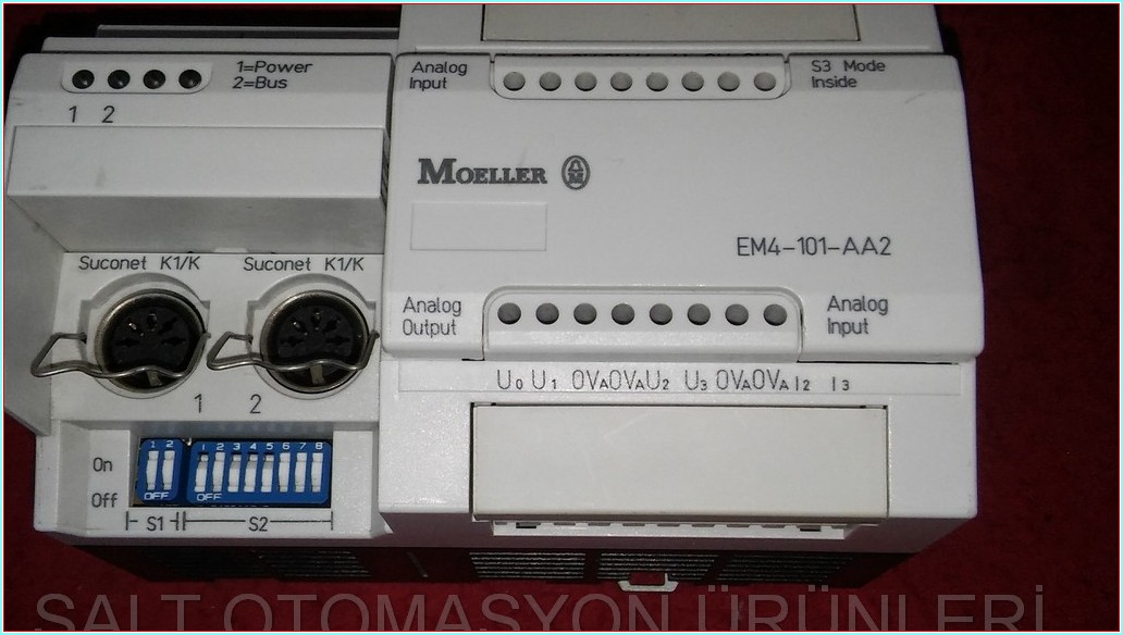 MOELLER EM4-101-AA2 EM4-101-AA201 ANALOG INPUT PLC EK MODÜL