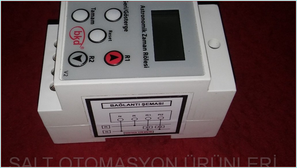 BKD V2 DİUJİTAL ASTRONOMİK ZAMAN RÖLESİ
