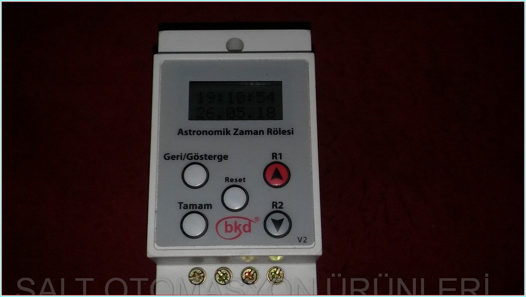 BKD V2 DİUJİTAL ASTRONOMİK ZAMAN RÖLESİ