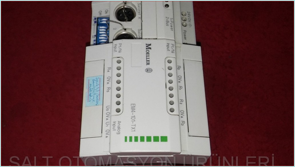 MOELLER EM4-101-TX1 EM4-101-TX103 SICAKLIK SENSÖRÜ GENİŞLETME MODÜLÜ PLC