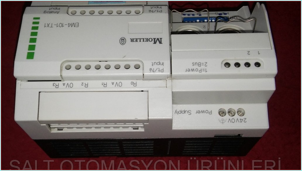 MOELLER EM4-101-TX1 EM4-101-TX103 SICAKLIK SENSÖRÜ GENİŞLETME MODÜLÜ PLC