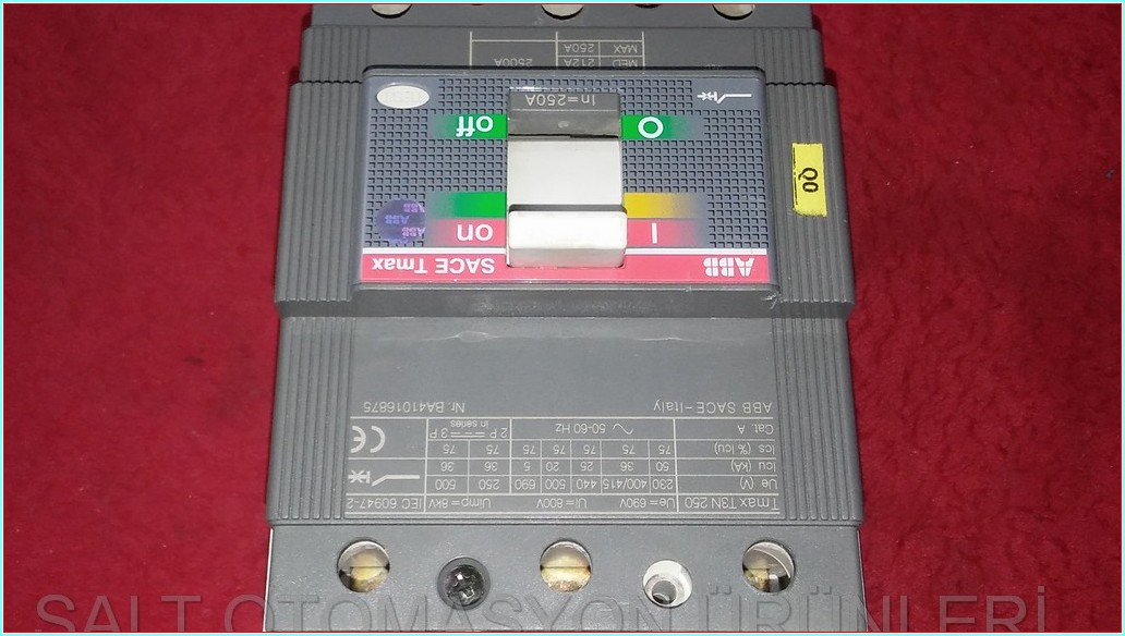 ABB TMAX T3N 250 250A AYAR SAHALI TMŞ