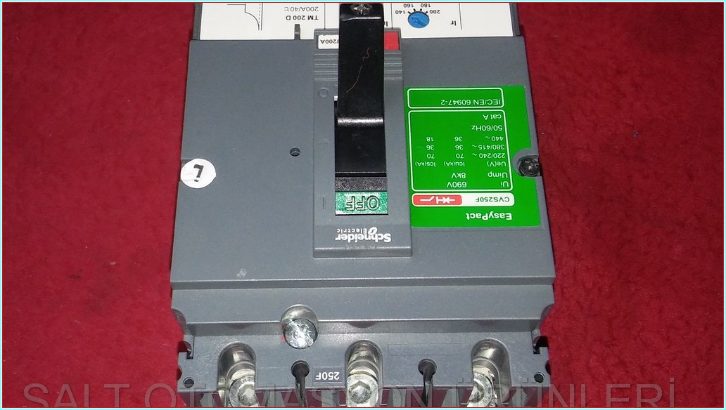 SCHNEİDER CVS250F 140-200A AYAR SAHALI TMŞ YENİ MODEL