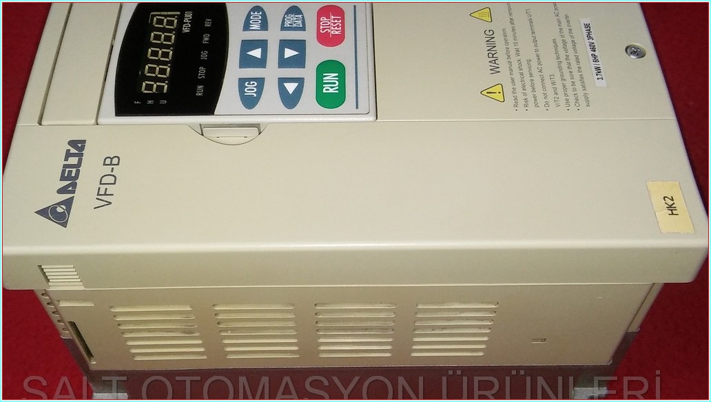 DELTA VFD037B43A  3,7KW 5HP 460V DELTA VFD-B SÜRÜCÜ HIZ KONTROL DRIVER