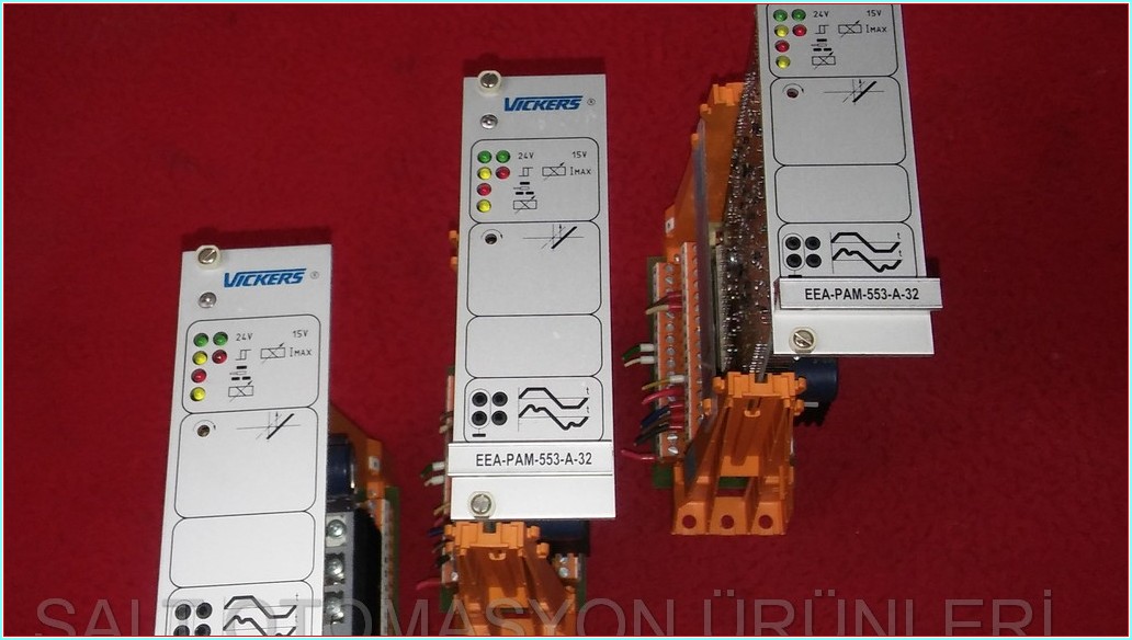 VICKERS EEA-PAM-553-A-32 EEA-PAM-553 EEA-PAM EE-04054-042 KSDG4V-3 GÜÇ AMPLİFİKATÖRÜ ORANSAL KONTROL VALFLERİ KONTROL KARTI