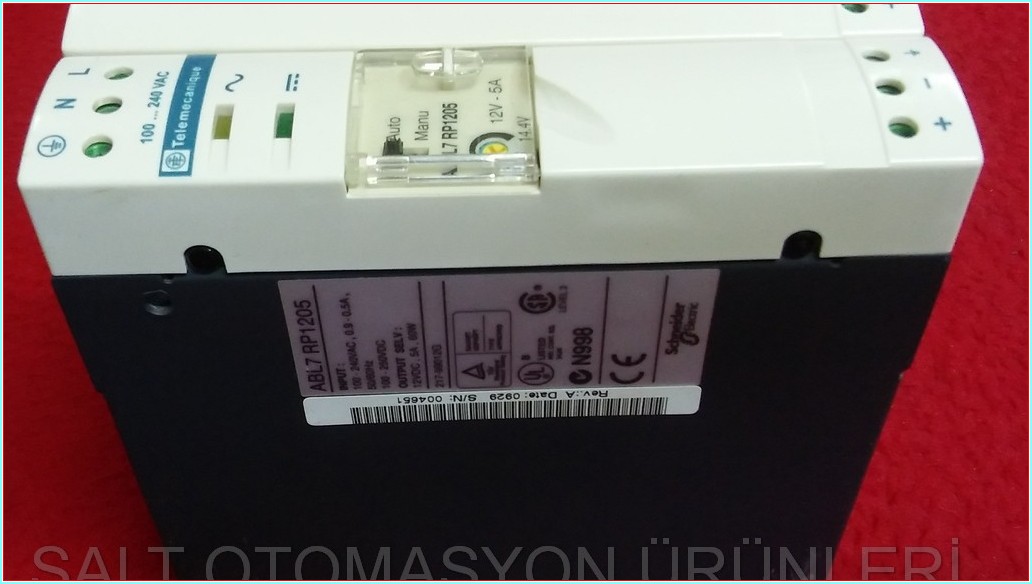 TELEMECANİQUE ABL7 RP1205 POWER SUPPLY GÜÇ KAYNAĞI