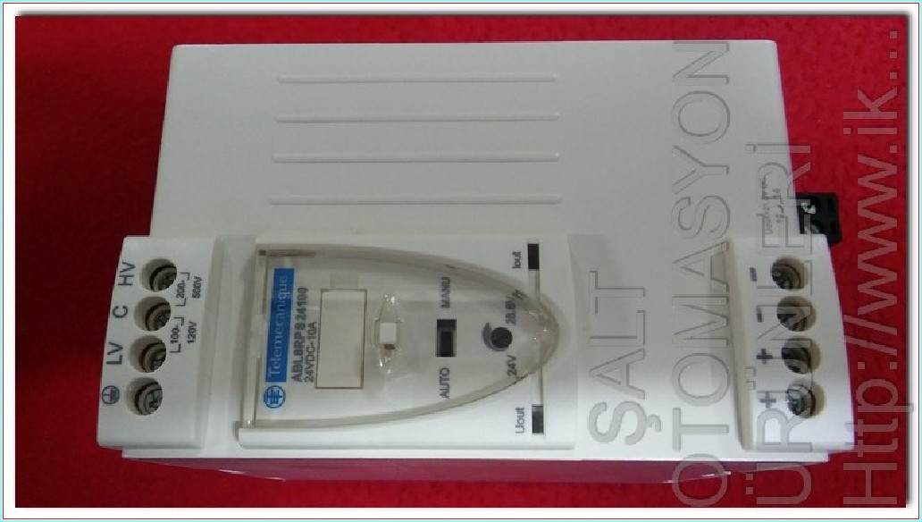 TELEMECANİQUE ABL8RPS24100 24V 10A POWER SUPPLY GÜÇ KAYNAĞI