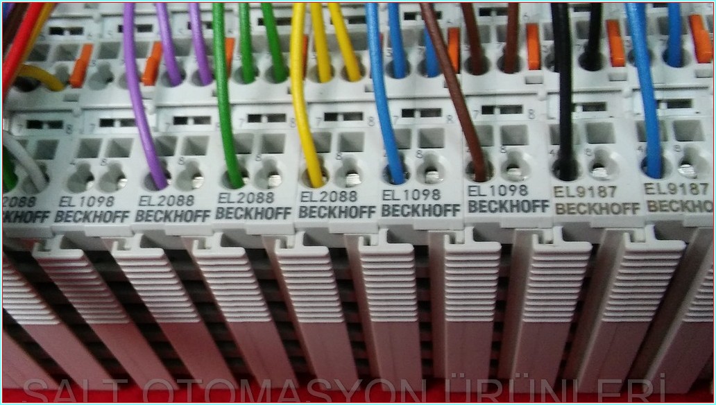 BECKHOFF EK1100 EL2088 EL1098 EL9187 EL4008 EL9200 EL9186 ETHERNET ÇOĞALTICI VE EK MODÜLLER TAM TAKIM SET PLC