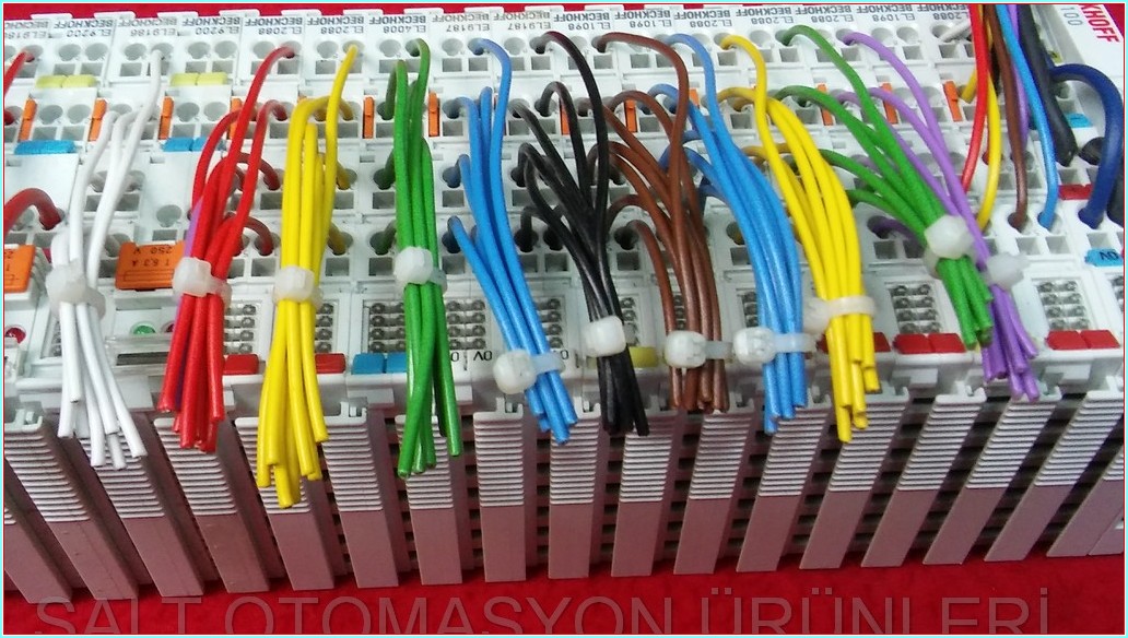 BECKHOFF EK1100 EL2088 EL1098 EL9187 EL4008 EL9200 EL9186 ETHERNET ÇOĞALTICI VE EK MODÜLLER TAM TAKIM SET PLC