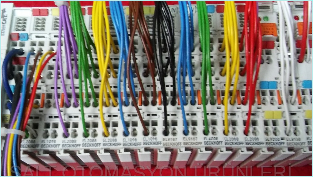 BECKHOFF EK1100 EL2088 EL1098 EL9187 EL4008 EL9200 EL9186 ETHERNET ÇOĞALTICI VE EK MODÜLLER TAM TAKIM SET PLC