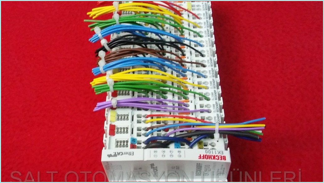 BECKHOFF EK1100 EL2088 EL1098 EL9187 EL4008 EL9200 EL9186 ETHERNET ÇOĞALTICI VE EK MODÜLLER TAM TAKIM SET PLC