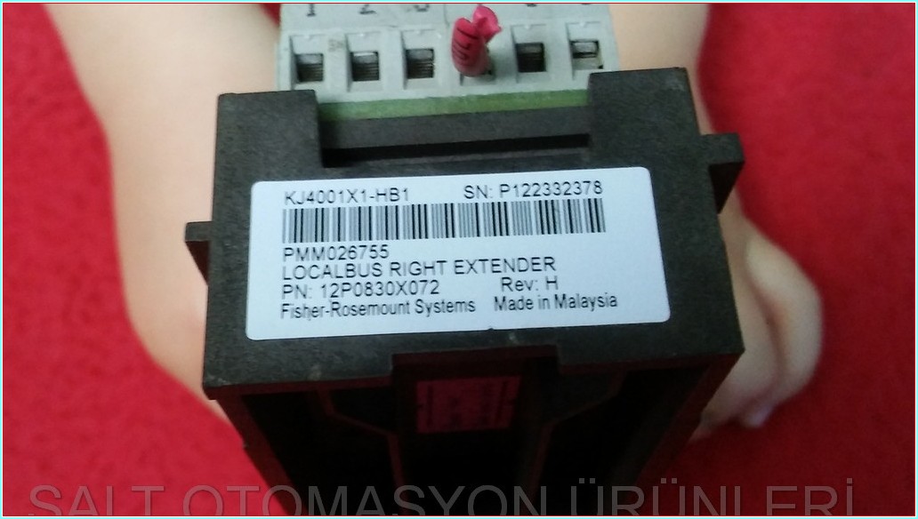 EMERSON KJ4001X1-HB1 LOCALBUS RIGHT EXTENDER YEREL VERİ YOLU GENİŞLETİCİ GÜÇ KAYNAĞI MODÜLÜ