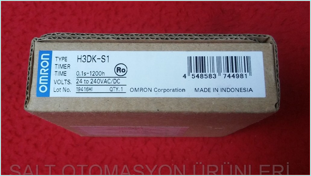 OMRON H3DK-S1 0,1s-1200 saat SIFIR KUTULU ANALOG ZAMANLAYICI