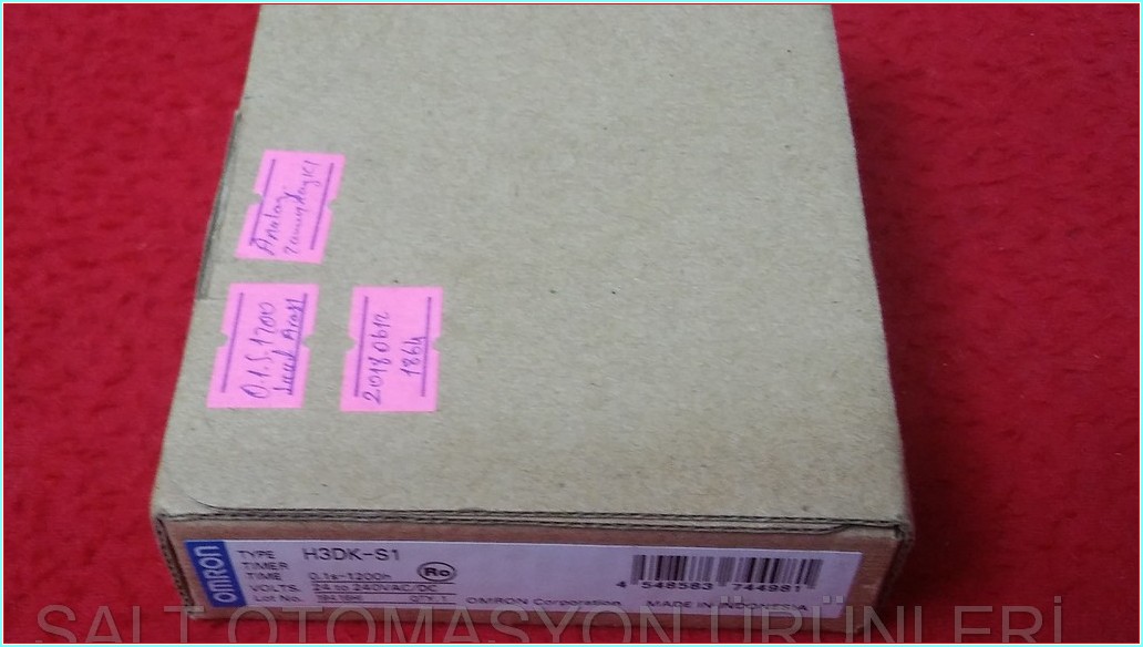 OMRON H3DK-S1 0,1s-1200 saat SIFIR KUTULU ANALOG ZAMANLAYICI