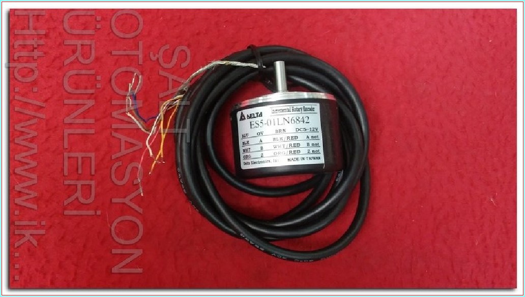 DELTA ES5-01LN6842 100-5000 PPR 5-12VDC 7-24 VDC SIFIR KUTULU ENCODER