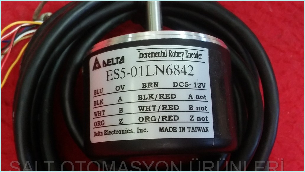 DELTA ES5-01LN6842 100-5000 PPR 5-12VDC 7-24 VDC SIFIR KUTULU ENCODER