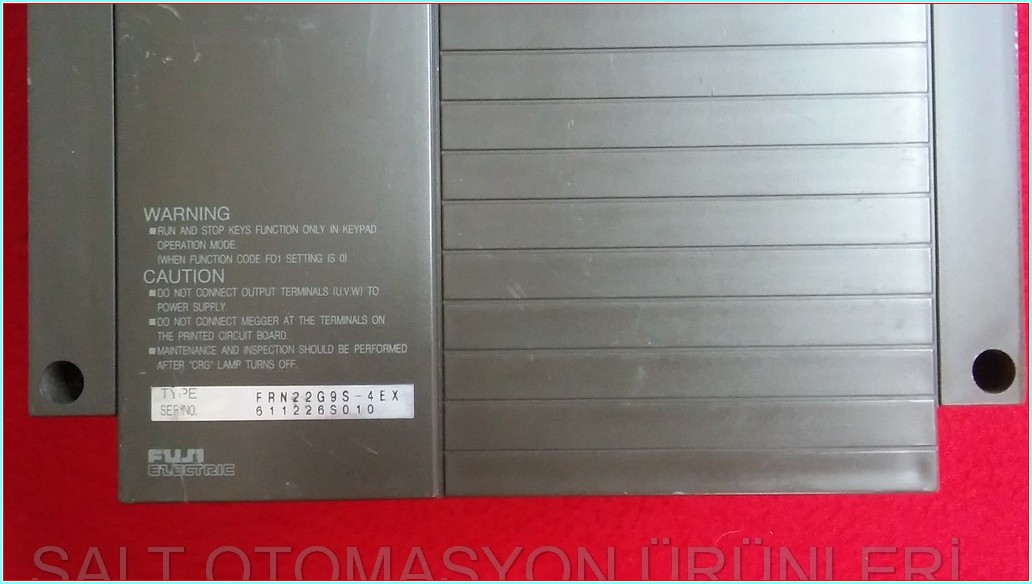 FUJİ FRENIC 5000G9S FRN22G9S-4EX 611226S010 22KW SÜRÜCÜ HIZ KONTROL DRIVER