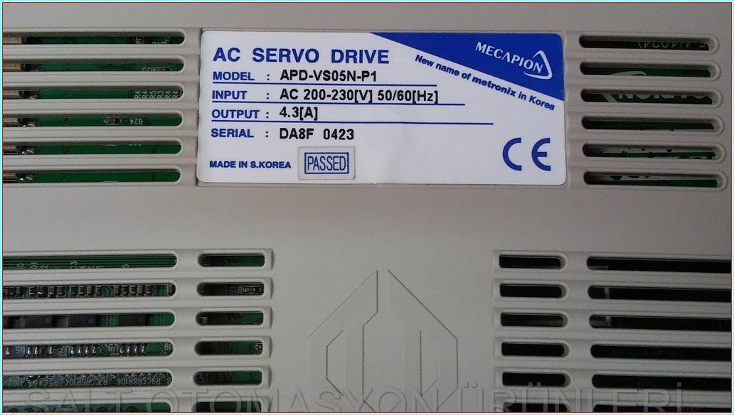 MECAPION APD-VS05N-P1 4,3A LS SÜRÜCÜ HIZ KONTROL DRIVER