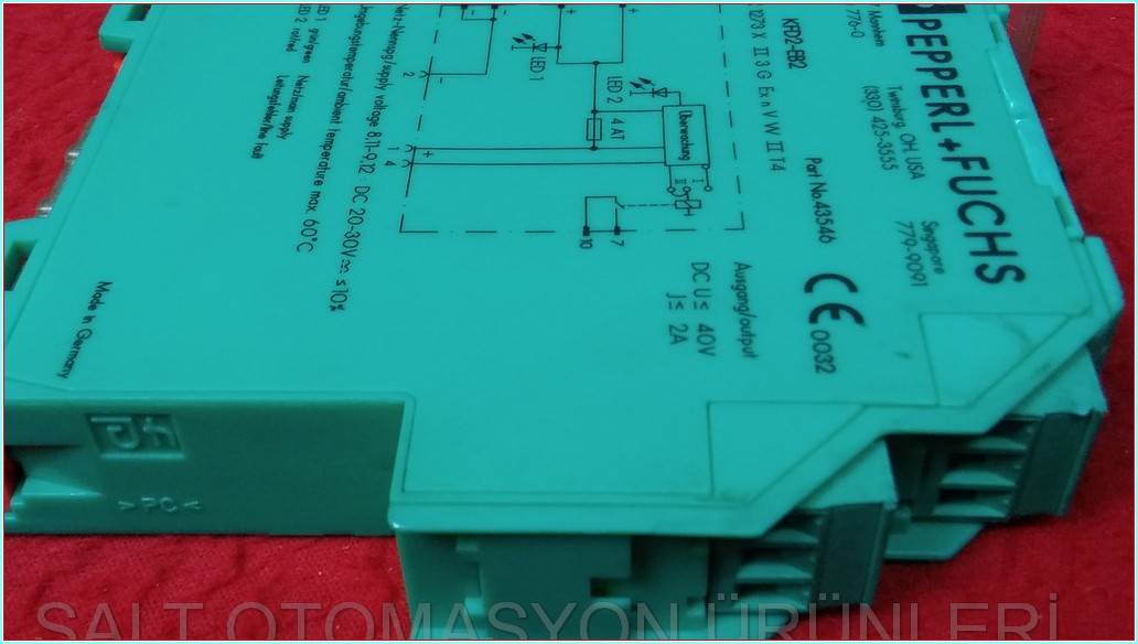 PEPPERL FUCHS KFD2-EB2 GÜÇ BESLEME MODÜLÜ