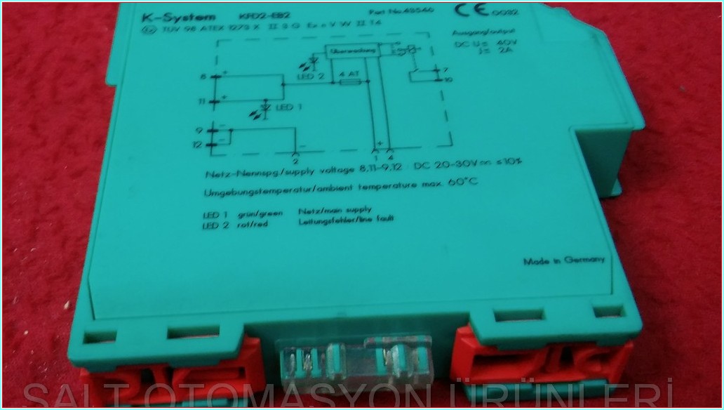 PEPPERL FUCHS KFD2-EB2 GÜÇ BESLEME MODÜLÜ