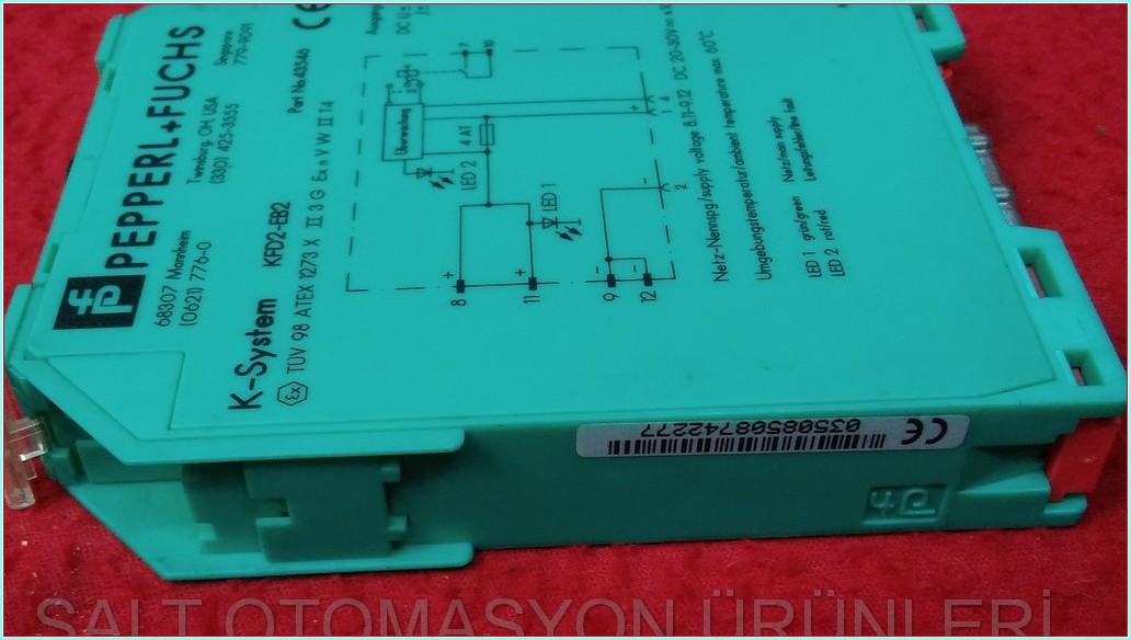 PEPPERL FUCHS KFD2-EB2 GÜÇ BESLEME MODÜLÜ