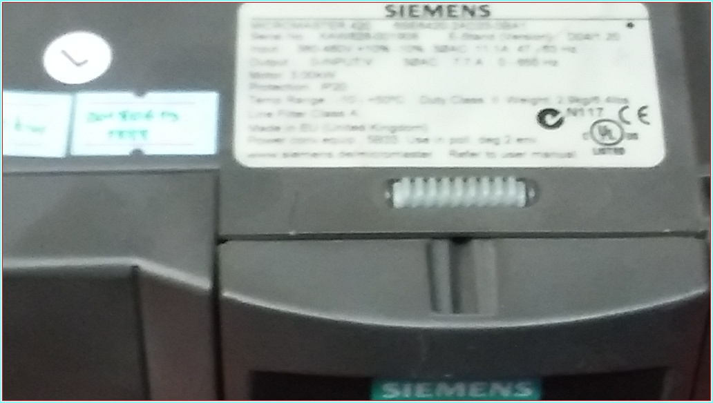 SIEMENS 6SE6420-2AD23-0BA1 MICROMASTER 420 3,00KW SÜRÜCÜ HIZ KONTROL DRIVER