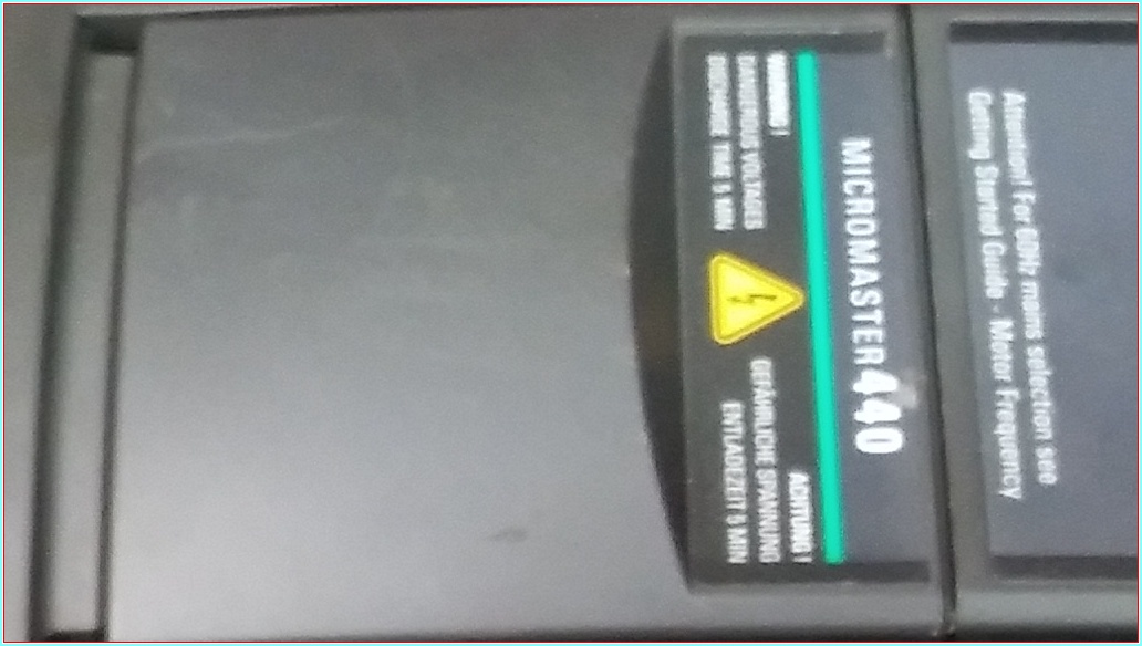 SIEMENS 6SE6440-2AD25-5CA1 MICROMASTER 440 5,50KW (7,5KW) SÜRÜCÜ HIZ KONTROL DRIVER