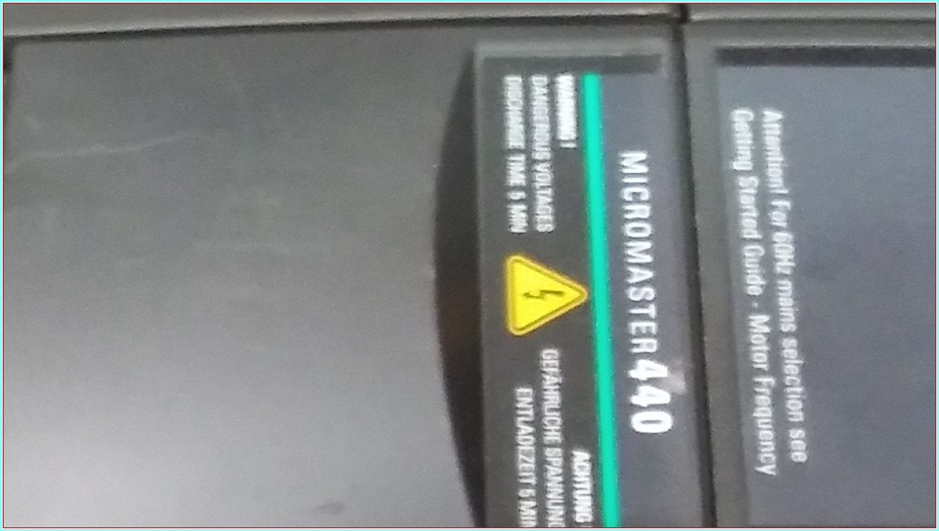 SIEMENS 6SE6440-2AD25-5CA1 MICROMASTER 440 5,50KW (7,5KW) SÜRÜCÜ HIZ KONTROL DRIVER