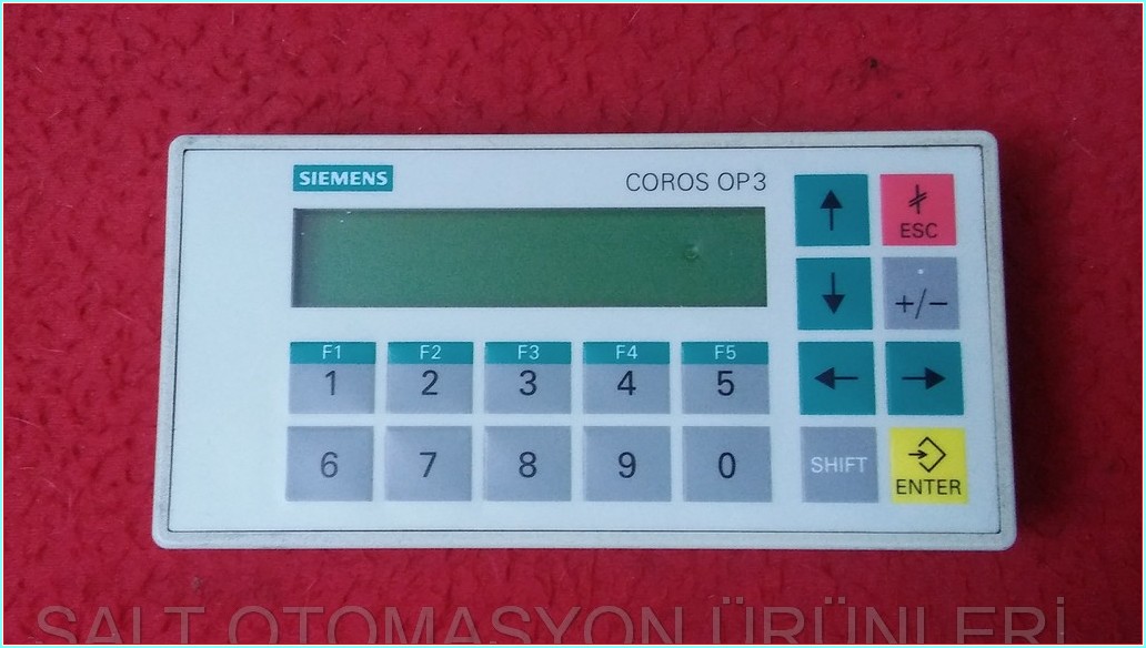 SIEMENS 6AV3503-1DB10 COROS OP3 PANEL OPERATÖR PANEL