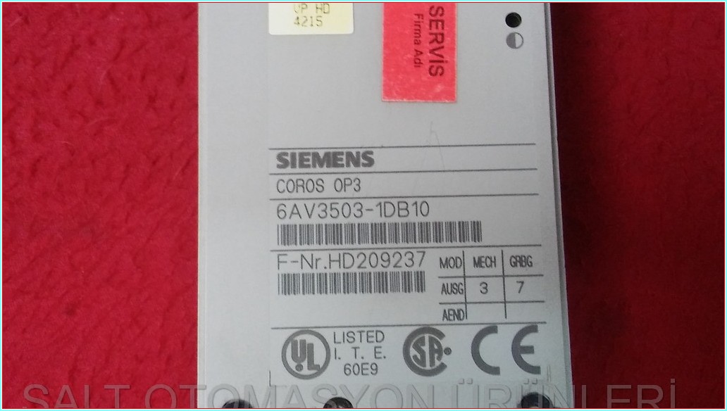 6AV3503-1DB10 COROS OP3 SİEMENS