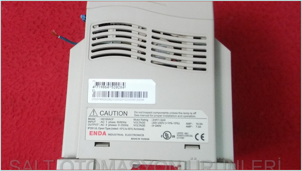 ENDA H0150ACF 1,5KW 2HP SÜRÜCÜ HIZ KONTROL DRIVER INVERTER