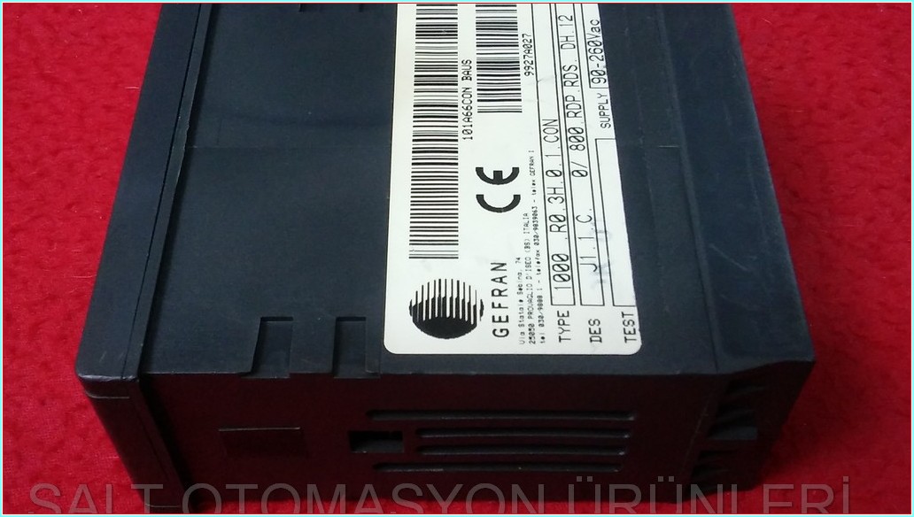 GEFRAN 1000-R0-3H-0-1-CON TEMPERATURE CONTROLLER SICAKLIK KONTROL CİHAZI BAUSANO 1000