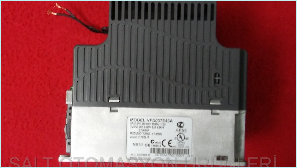 DELTA VFD037E43A 3,7KW 5HP SIFIR SÜRÜCÜ 3,7 KW INVERTER DRIVE