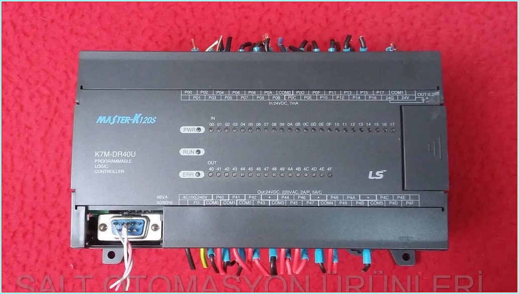 LS K7M-DR40U MASTER-K120S PROGRAMMABLE LOGIC CONTROLLER
