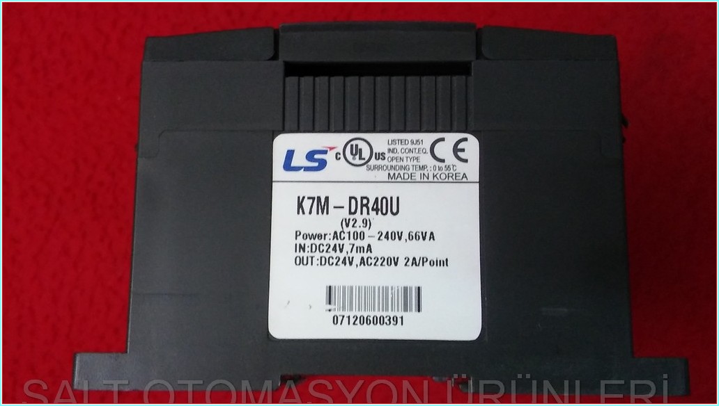 LS K7M-DR40U MASTER-K120S PROGRAMMABLE LOGIC CONTROLLER
