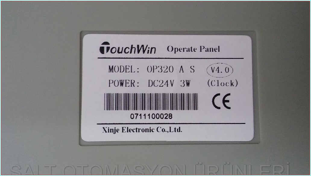 TOUCHWİN OP320 A S OP320-A OP320-A-S OP320 OPERATÖR PANEL PLC