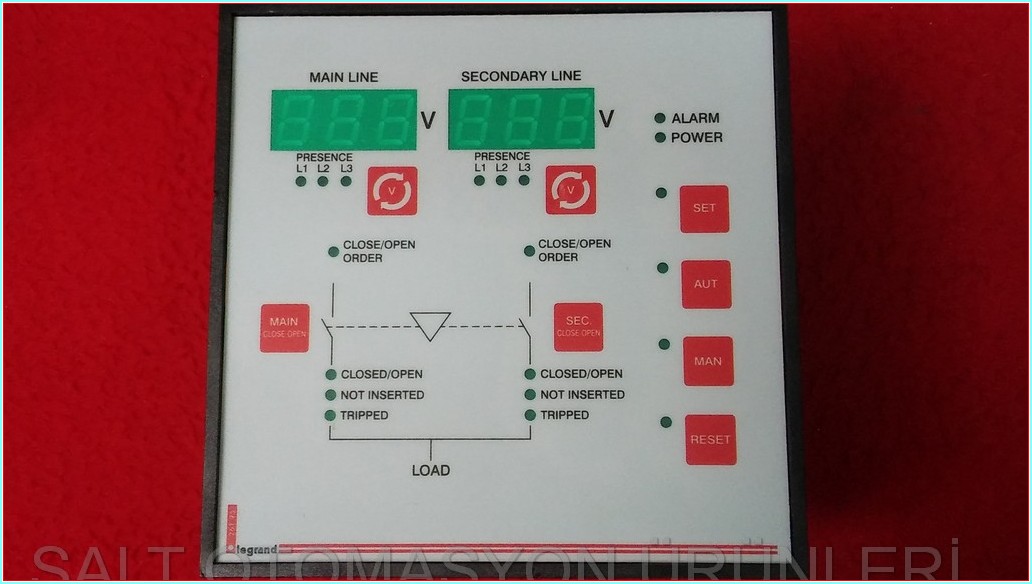 LEGRAND 261 93 ELEKTRONİK KONTROL KUTUSU ENVERSÖR SİSTEM EKİPMANI OTOMATİK TRANSFER SWITCH OTOMATİK AKTARIM ANAHTARI