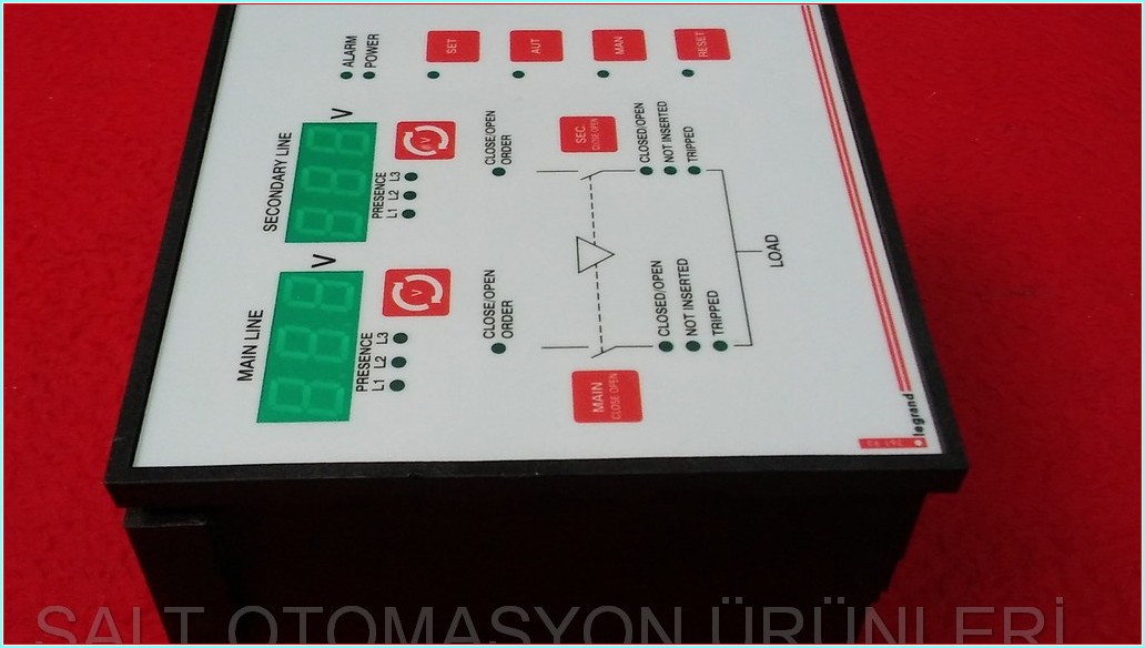 LEGRAND 261 93 ELEKTRONİK KONTROL KUTUSU ENVERSÖR SİSTEM EKİPMANI OTOMATİK TRANSFER SWITCH OTOMATİK AKTARIM ANAHTARI