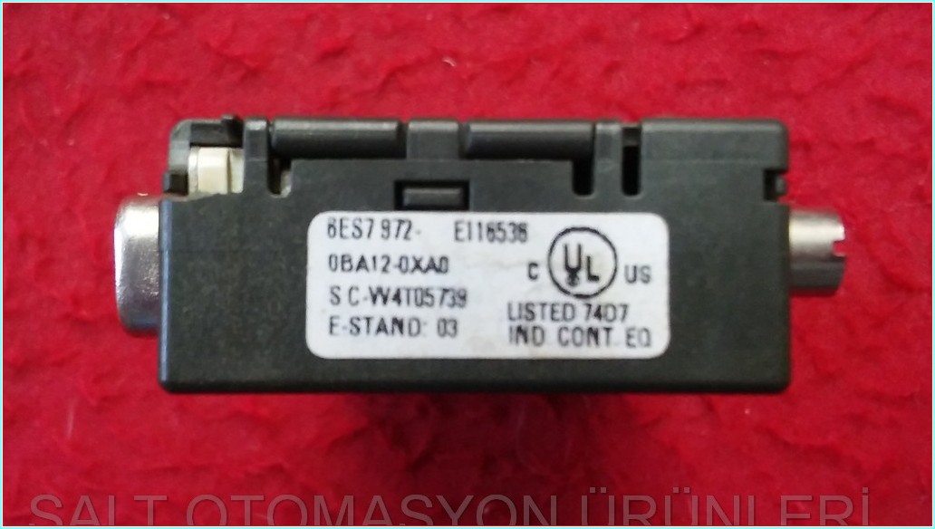 SIEMENS 6ES7 972-0BA12-0XA0 6ES7972-0BA12-0XA0 PROFIBUS CONNECTOR SIMATIC DP KONNEKTÖR