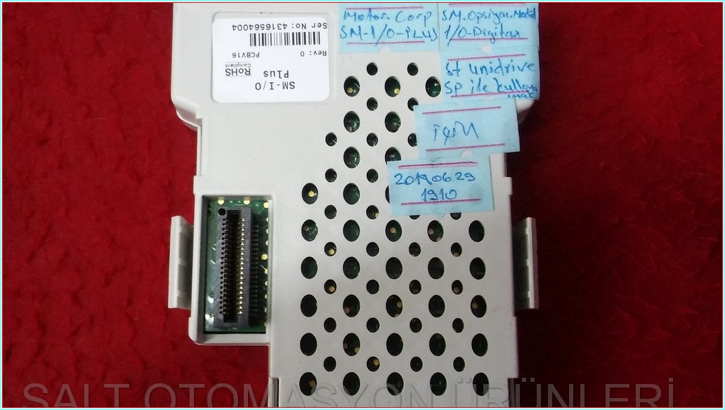 EMERSON SM-I-O PLUS SMI-I/O PLUS PCBT40 CONTROL TECHNIQUES SM OPSİYON MODULÜ ST UNIDRIVE SP İLE KULLANMAK İÇİN