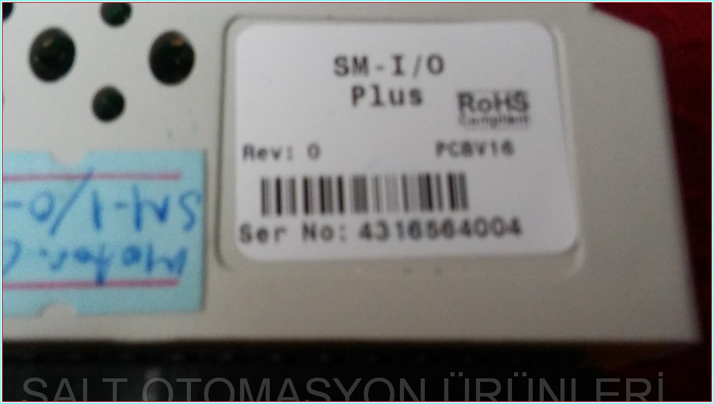 EMERSON SM-I-O PLUS SMI-I/O PLUS PCBT40 CONTROL TECHNIQUES SM OPSİYON MODULÜ ST UNIDRIVE SP İLE KULLANMAK İÇİN