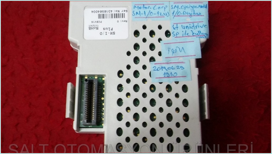 EMERSON SM-I-O PLUS SMI-I/O PLUS PCBT40 CONTROL TECHNIQUES SM OPSİYON MODULÜ ST UNIDRIVE SP İLE KULLANMAK İÇİN