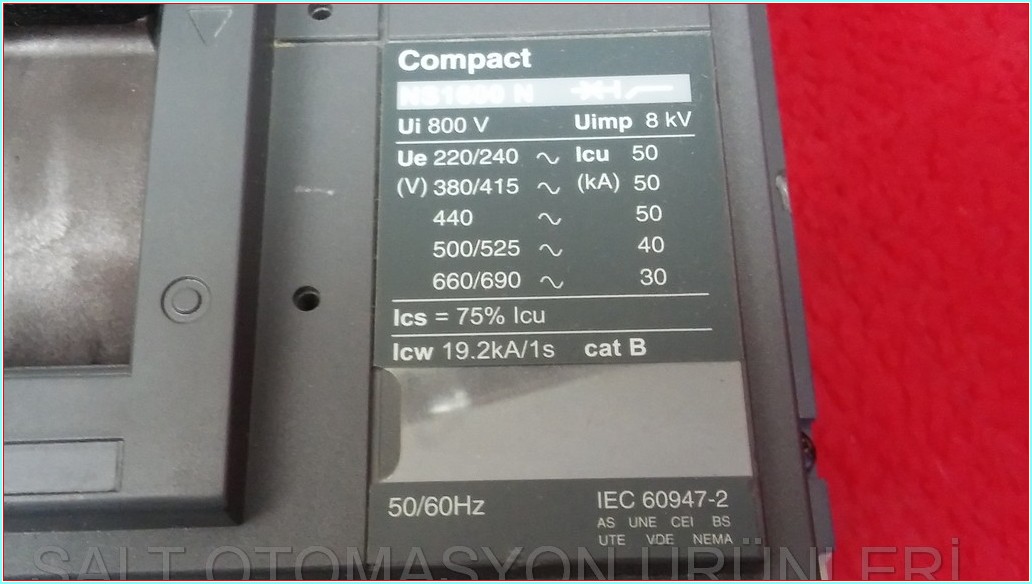 MERLİN GERİN NS1600 N 33482S2 1600A COMPACT ŞALTER