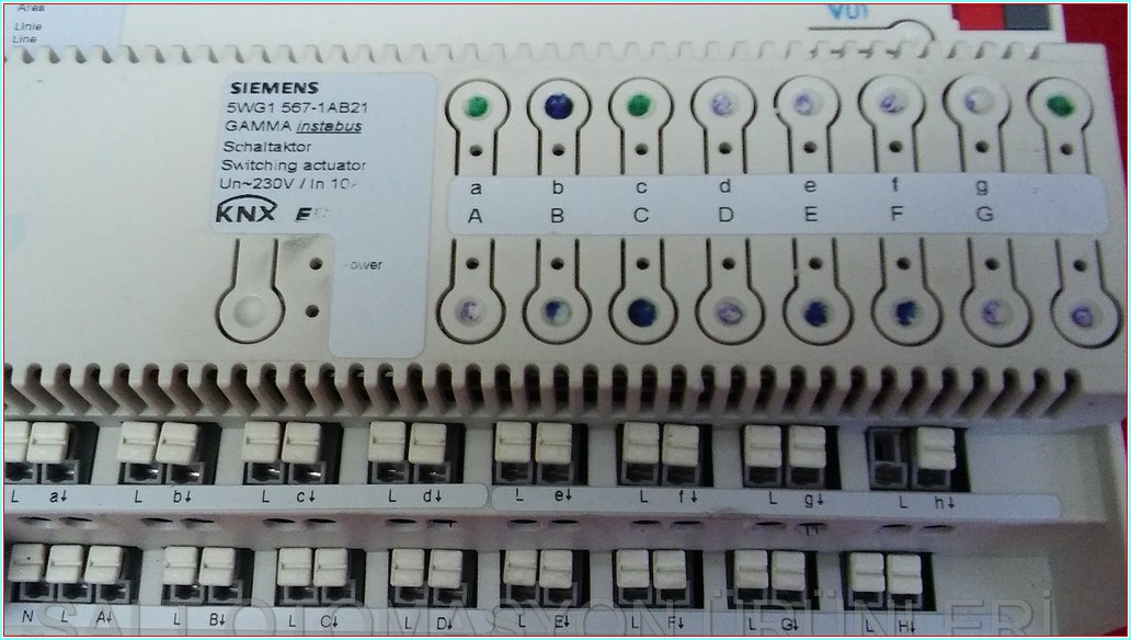 SIEMENS 5WG1 567-1AB21 KNX ANAHTARLAMA AKTÜATÖRÜ N 567